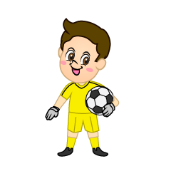 Boy Goalkeeper with Soccer Ball