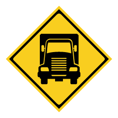 Truck Warning Sign