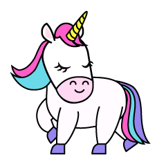 Cute Unicorn Turning