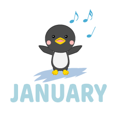 Singing Penguin January