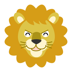 Smile Lion Face