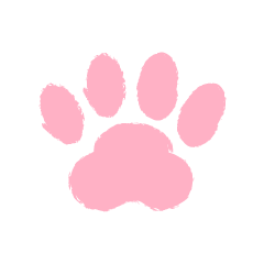 Pink Paw Print