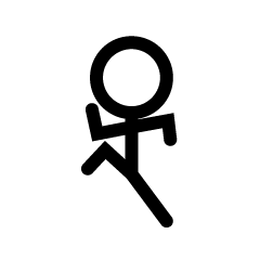 Jumping Stick Man