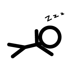 Sleeping Stick Man