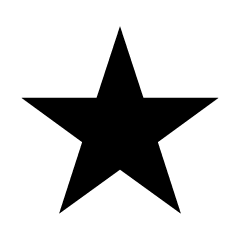 Sharp Black Star