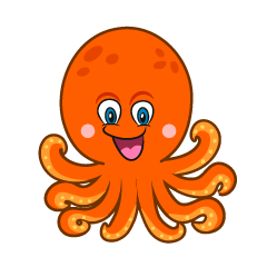 Orange Octopus