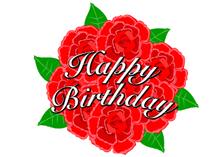 Happy Birthday Rose Flowers