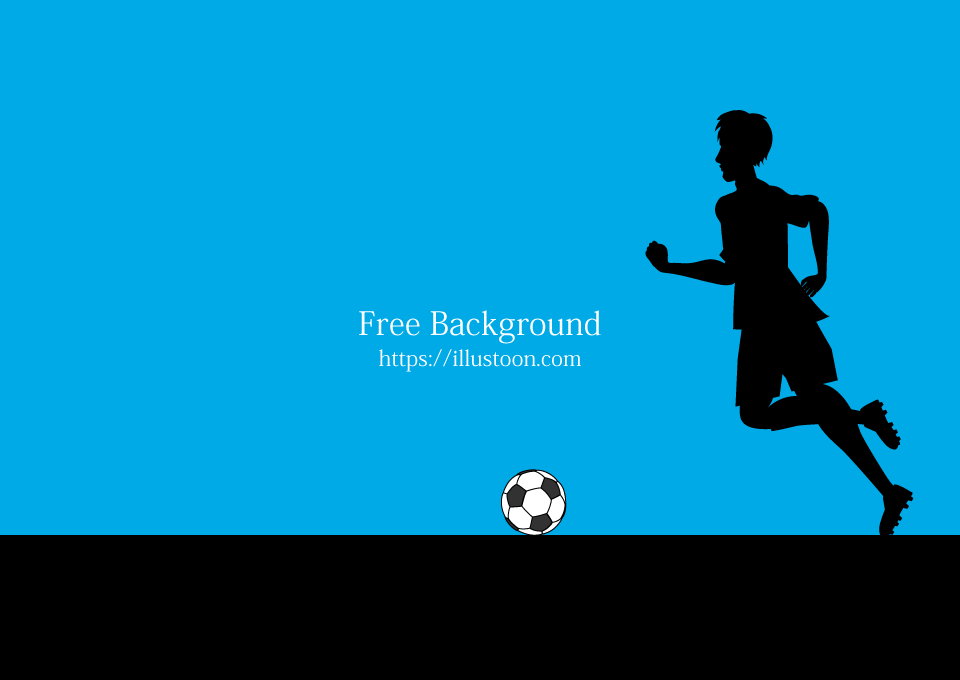 Dribbling Soccer Player Silhouette