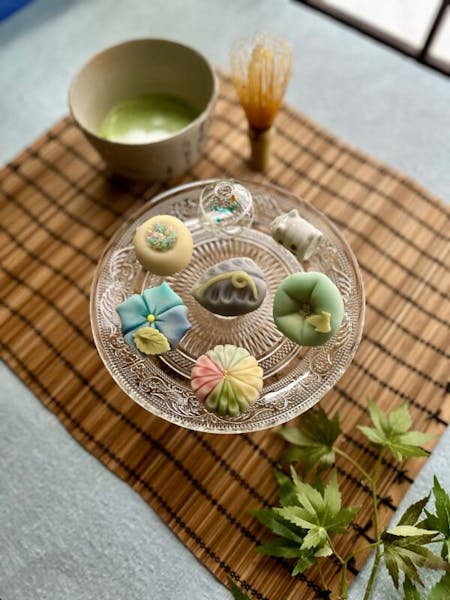 Private Nerikiri Wagashi Making class(Short course) with Matcha tea you make!