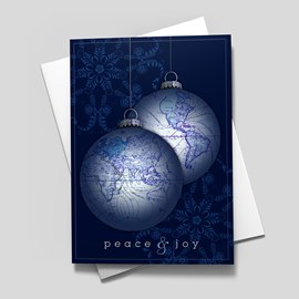 Blue World Ornaments