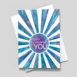 Stellar Thank You Card