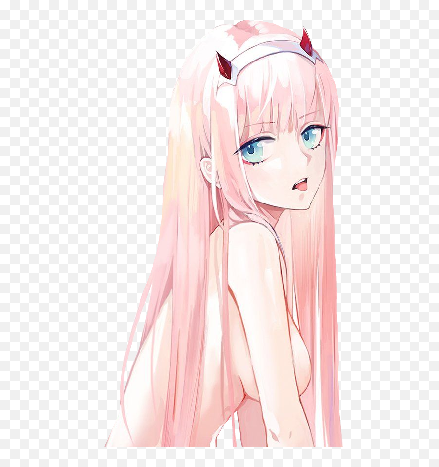 Zetotwo Zero Two Kawaii Anime Animegirl Freetoedited - Anime Emoji,Zero Two Emoji