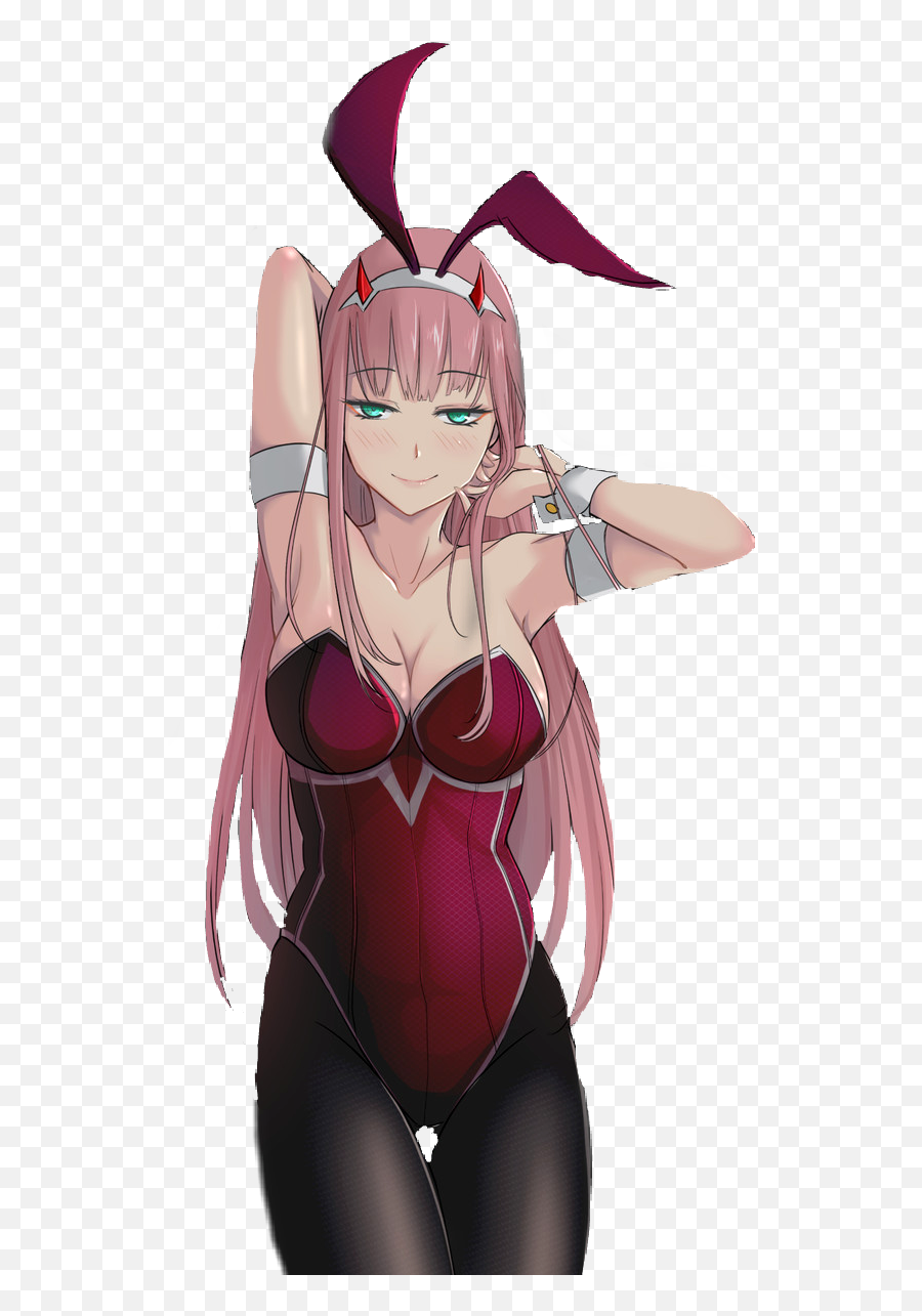 Zerotwo Zero Two Anime Animegirl Pink - Darling In The Fanxx 02 Bunny Girl Emoji,Zero Two Emoji