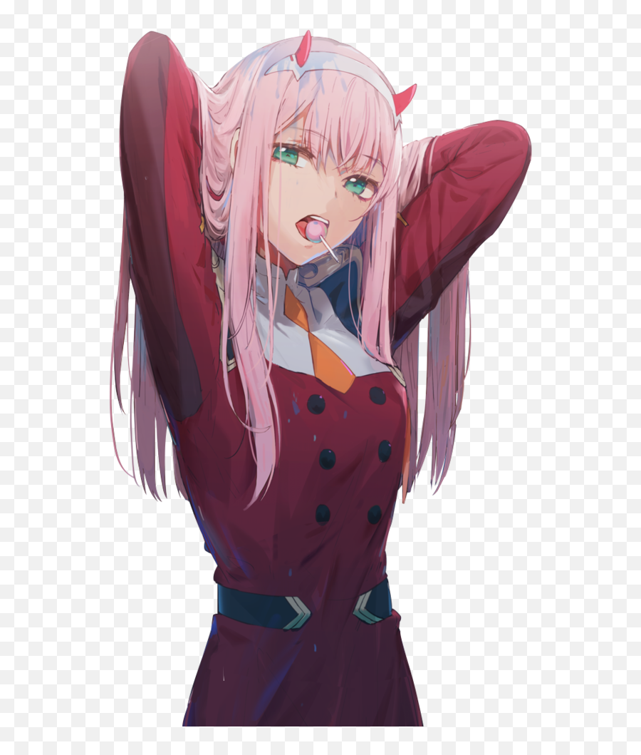 Zero Two Zerotwo Ditf - Anime Girl Zero Two Emoji,Zero Two Emoji