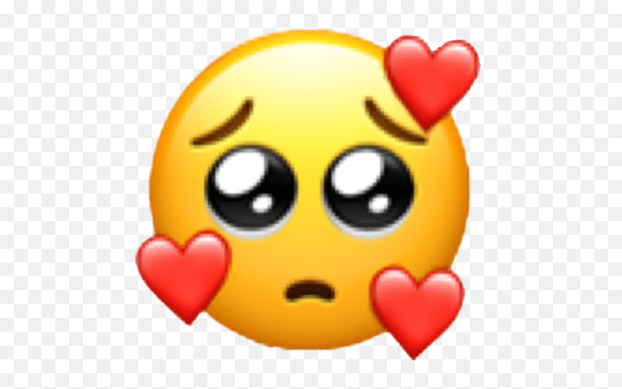 Emojis Apple Needs To Add - Pleading Emoji With Hearts,Red Emojis