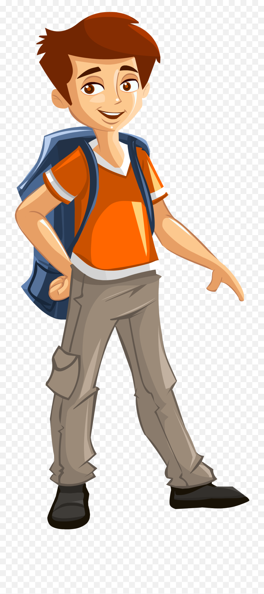 Graphic Design Cartoon Boys - 2d Cartoon Character Png,Cartoon Boy Png