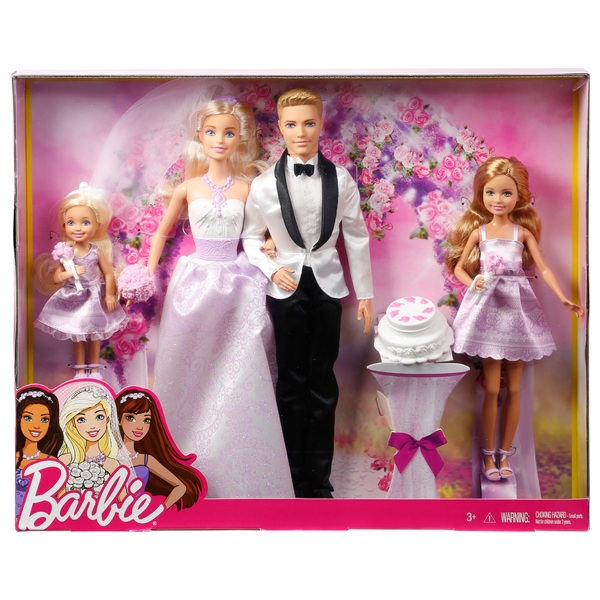 Bride And Groom Barbie Set