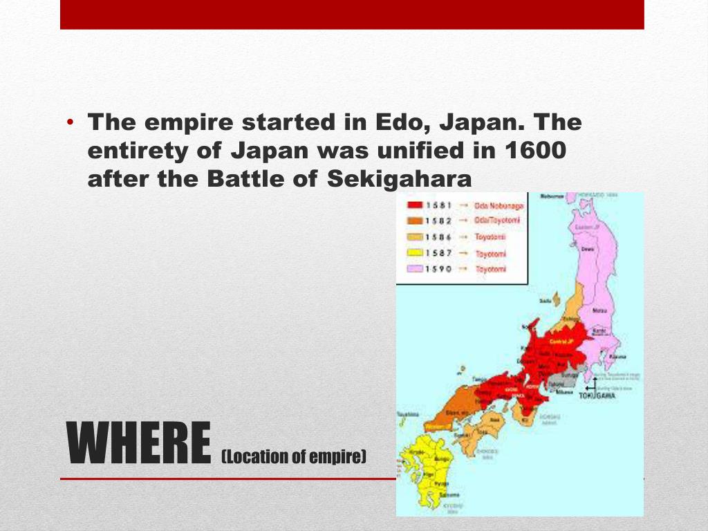 Japan Tokugawa Shogunate Map