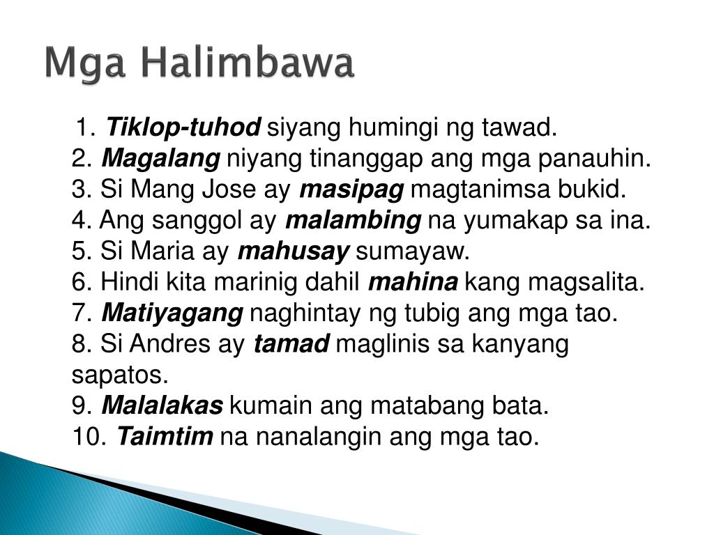 Halimbawa Ng Pangangatwiran Na Pangungusap - MosOp