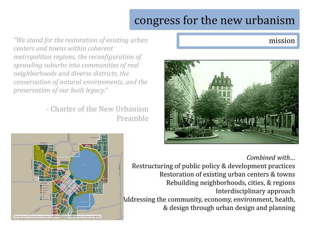 New Urbanism Principles