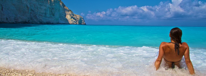 Zakynthos Beach Facebook Cover