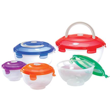 Locking Bowl Set with Handles, 10-Piece Set-371125