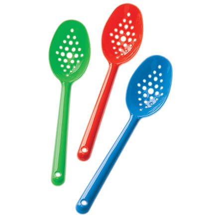 Mini Strainer Serving Spoons, Set of 3-375299