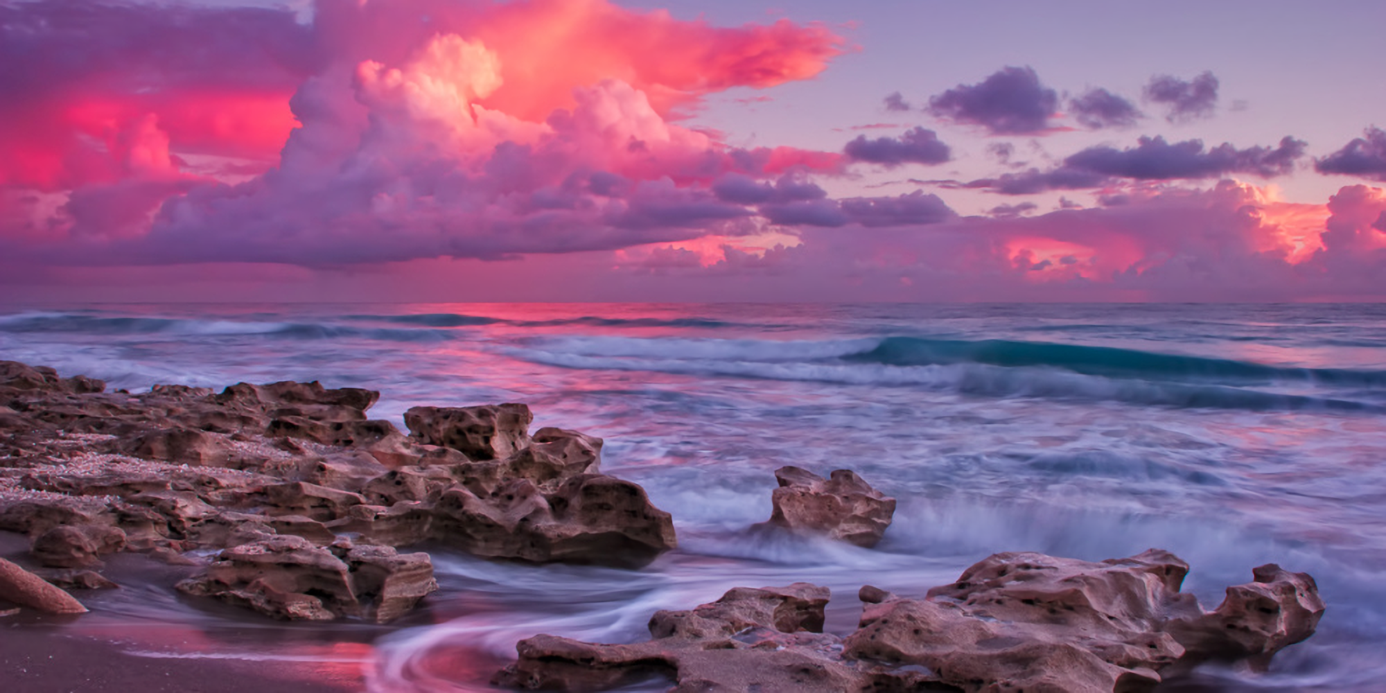 pink sea aesthetic wallpapers wallpaper cave on pink ocean wallpapers