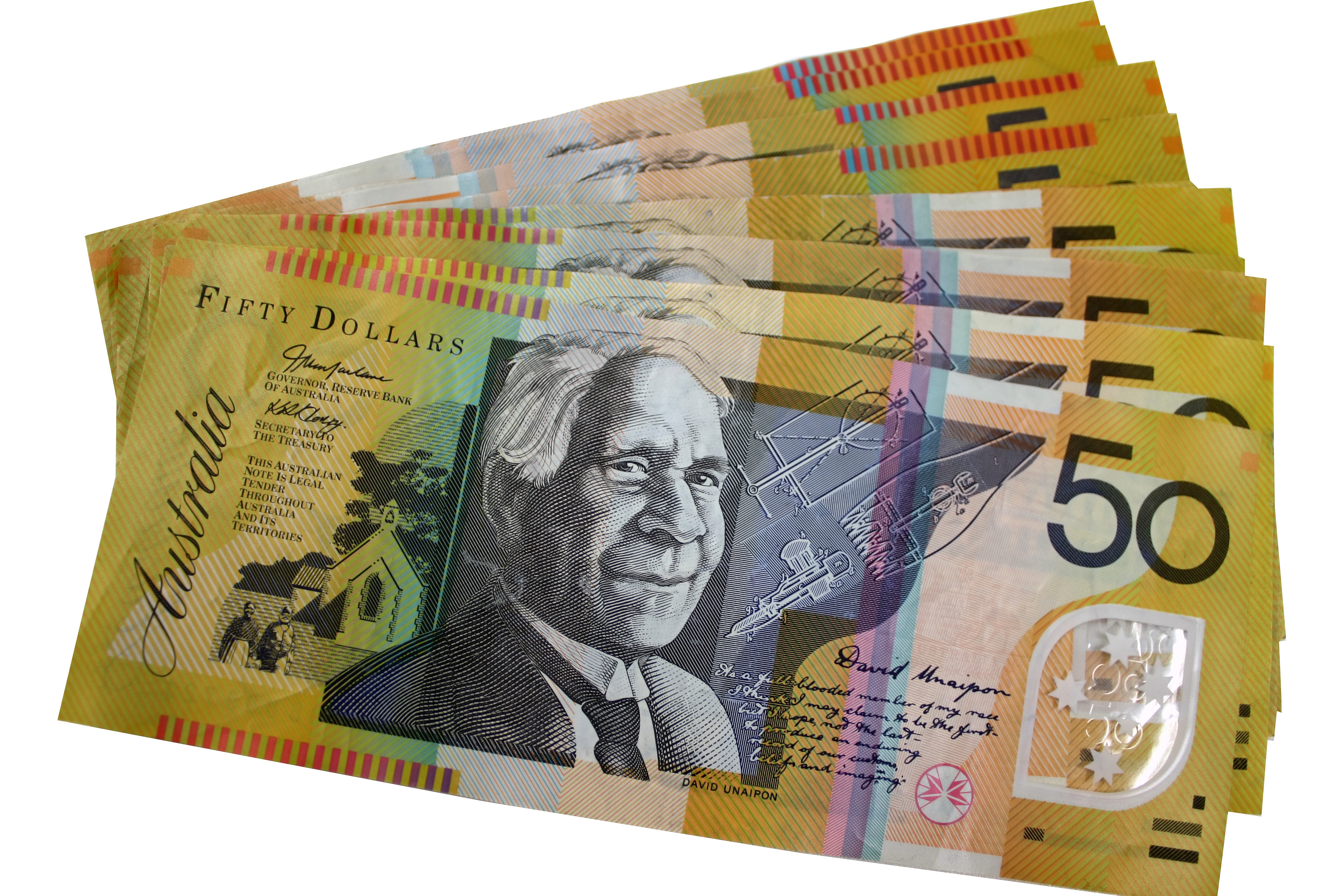 Australian 50 Dollar Bill