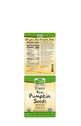 Now Foods Organic Pumpkin Seeds, 12 Ounce