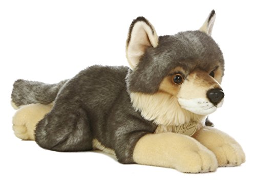 Aurora World Miyoni Wolf Plush, 16 Inches