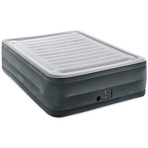 Intex Comfort Plush Elevated Dura-Beam Airbed with Internal Electric Pump, Bed Height 22