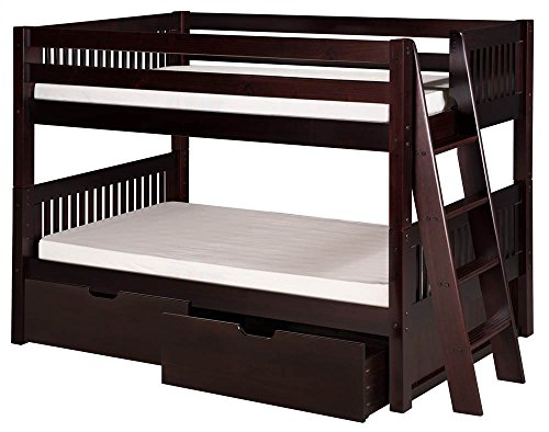 Twin Low Height Bunk Beds With Ladder