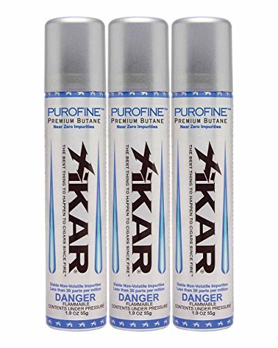 XIKAR PUROFINE Premium Butane Fuel Refill 1.9oz 55g / 100ml 3 Pack