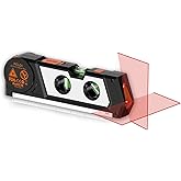 Laser Level Line Tool, 4 in 1 Multipurpose Standard Cross Line Laser Level, 10ft/3M Measure Tape Ruler, 3 Mode Laser Line,3 l