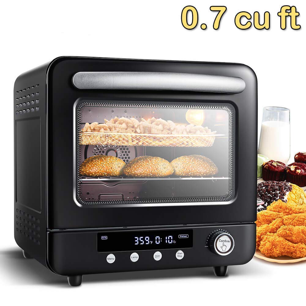 Air Oven 21QT, Air Fryer xl, AAOBOSI 12-in-1 Programmable Air Fryer Oven