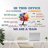 Office Inspirational Wall Decals Office Wall Decor for Office Quotes Positive Sayings Peel and Stick Office Stickers Motivati