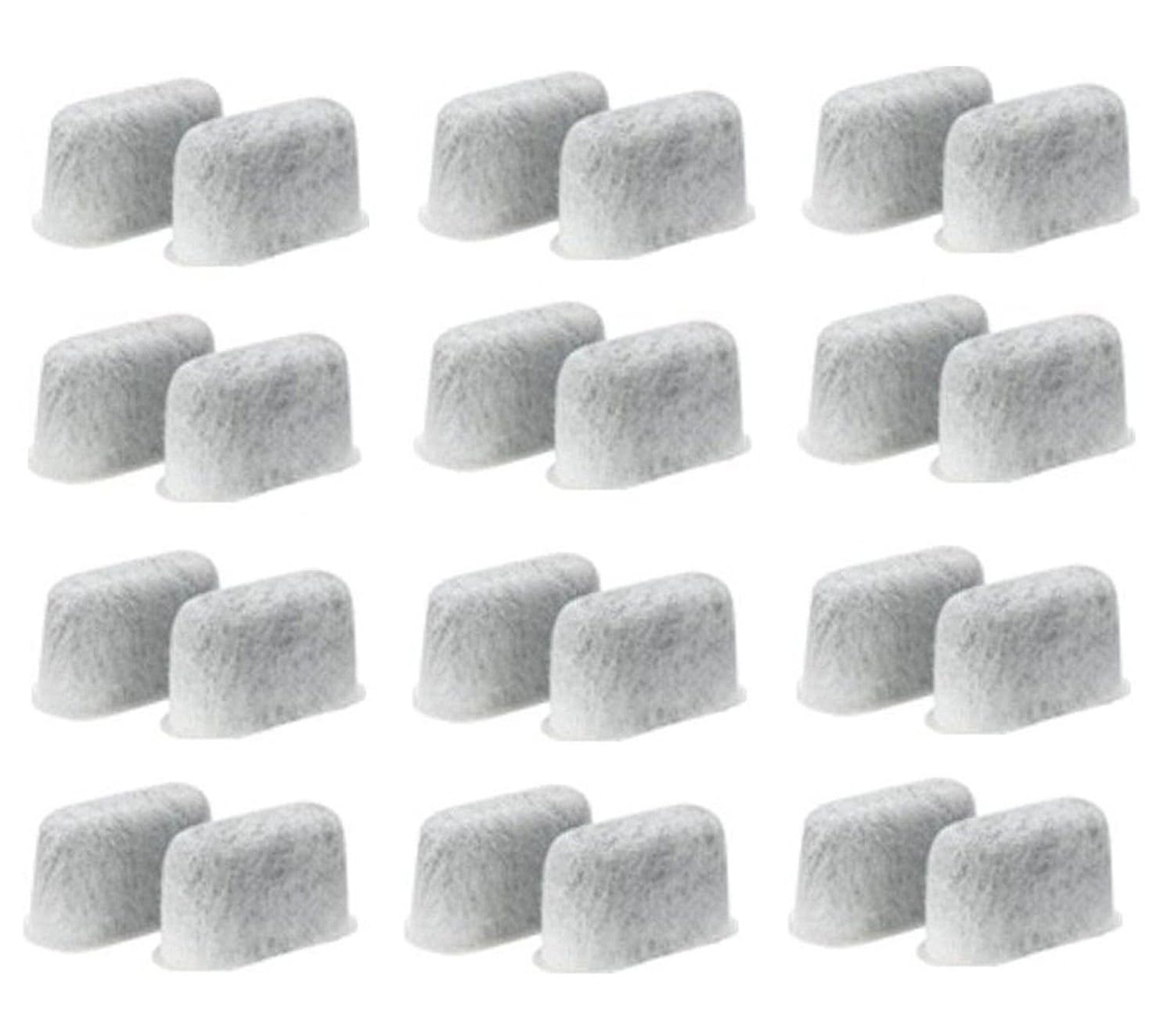 24PCs Charcoal Water Filter Replacement for Cuisinart Coffee Makers, DCC-RWF