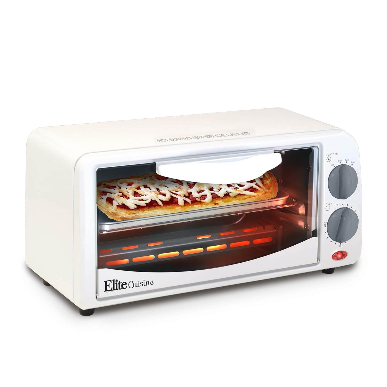 Elite Cuisine ETO-224 Toaster Oven Large White