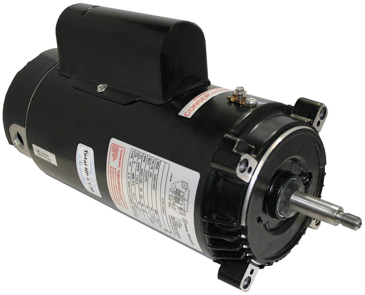 A.O. Smith UCT1152 1.5HP 115/230V 56J Frame Pool Pump Motor