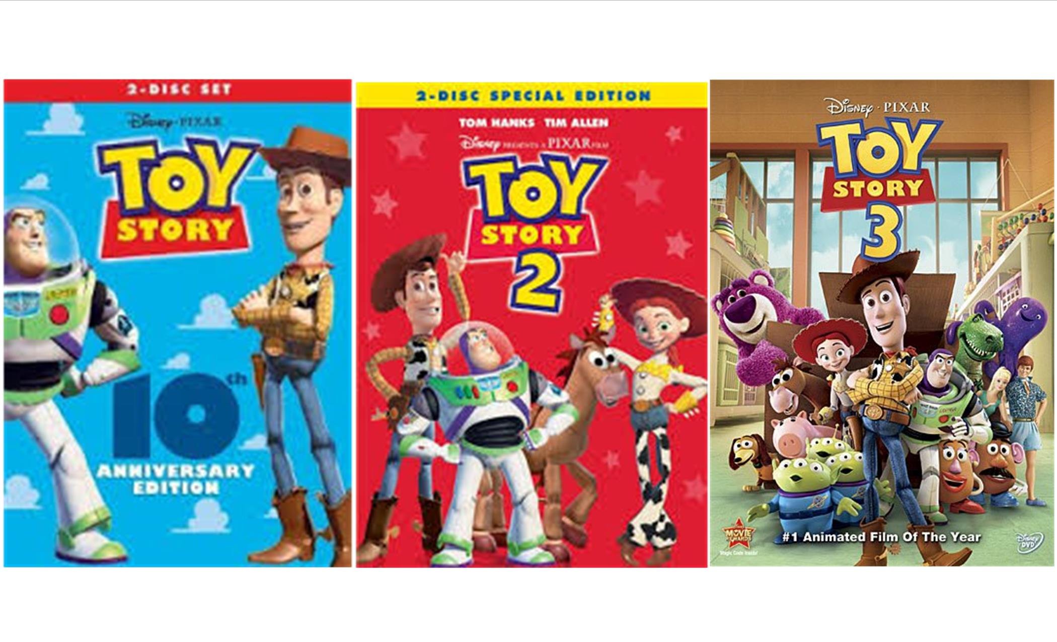 Buy Toy Story Trilogy: Toy Story / Toy Story 2 / Toy Story 3 (5 Disc ...