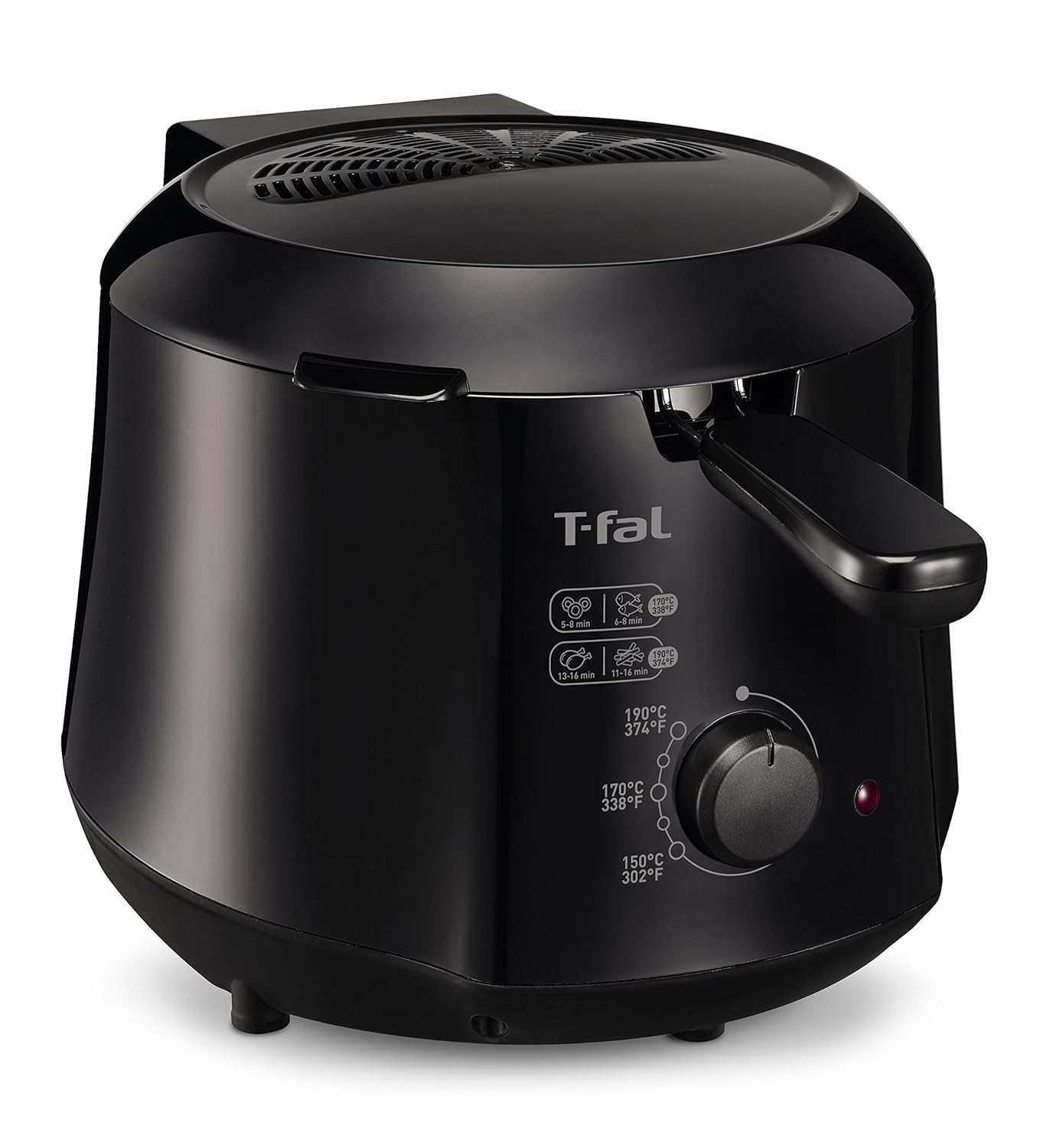 T-fal FF230850 Cool-Touch Mini Deep-Fryer 1.2-Liter Black