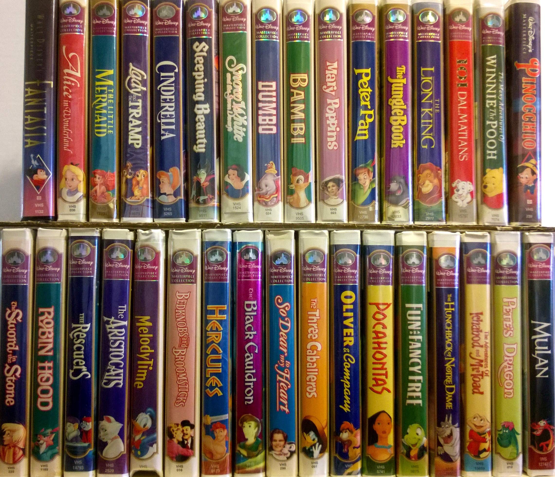 Vhs Walt Disney Masterpiece Collection Vhs Disney Classic | Sexiz Pix