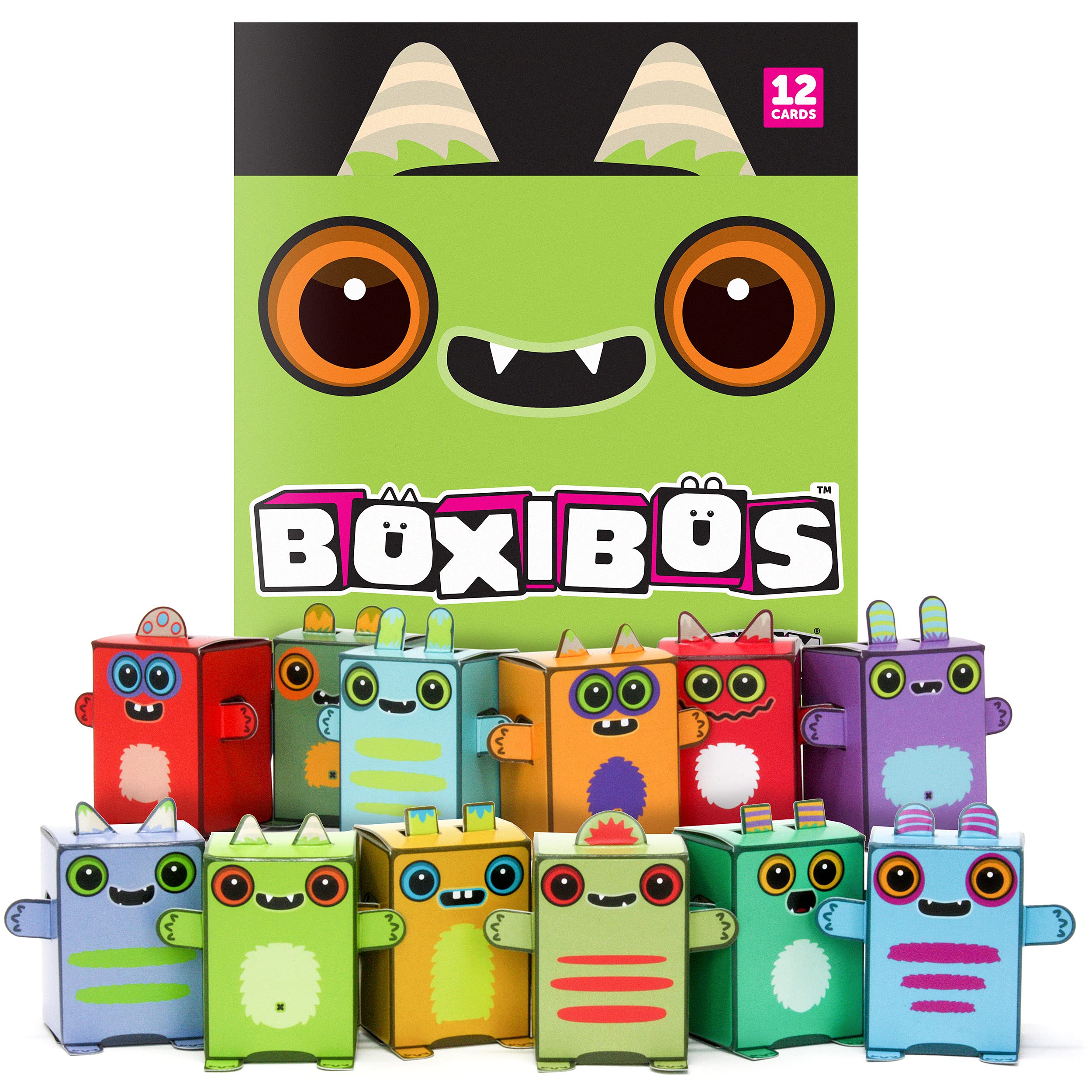 Mua Box Buddies Boxibos Monsters - Pack of 12 Mini Box Monsters - Paper ...