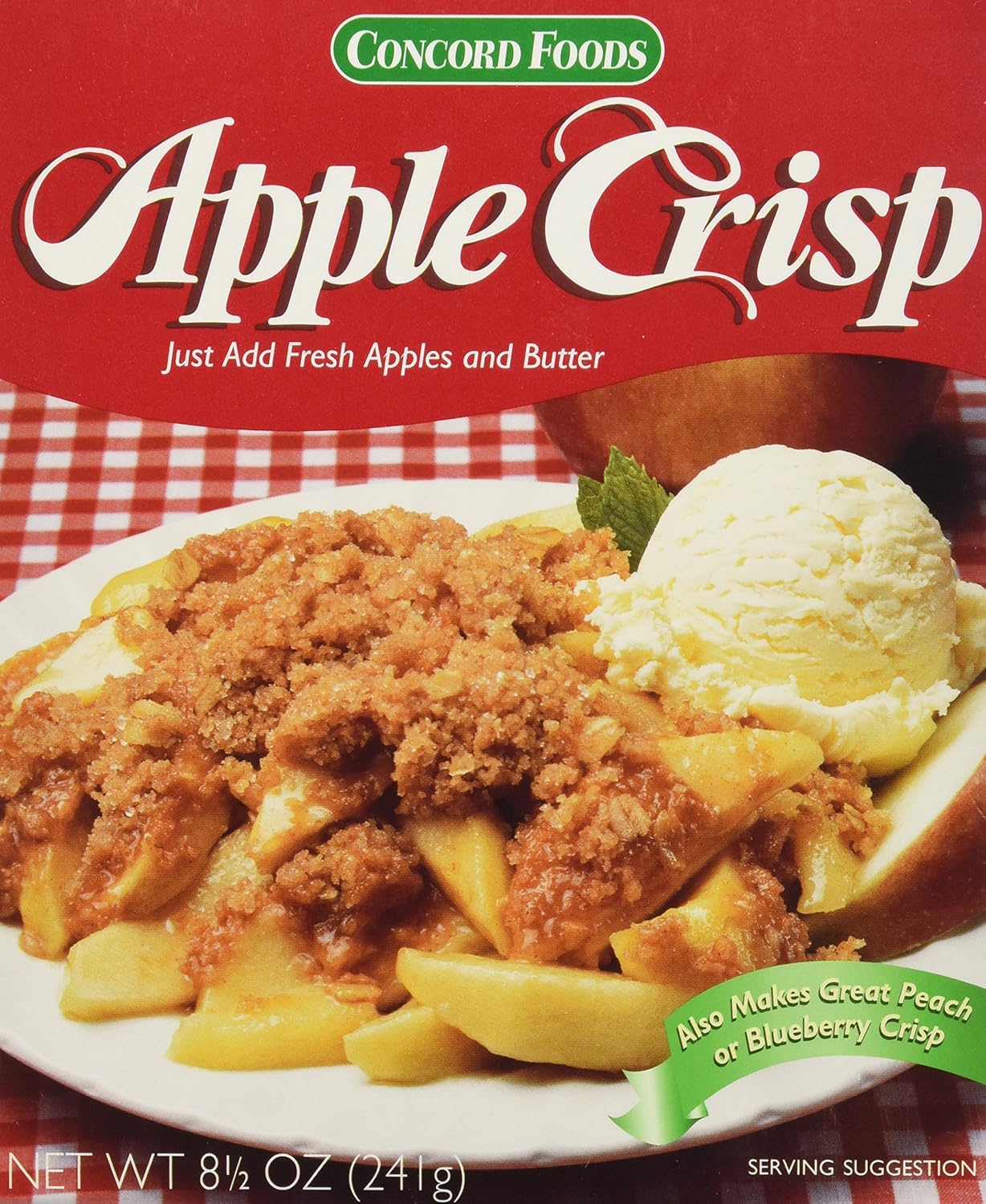 Concord Foods Apple Crisp Mix (Value Pack of 6 Boxes)