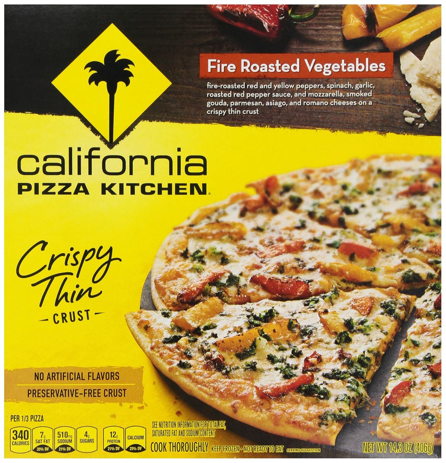 California Pizza Kitchen Crispy Thin Crust Pizza Pizza Fire