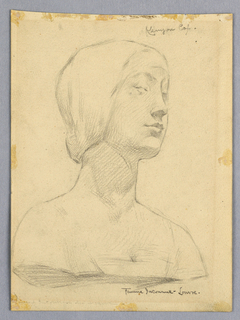 Drawing, Femme Inconnue, Louvre