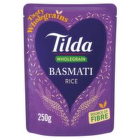 Tilda Microwave Wholegrain Basmati Rice (250 g)