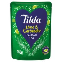 Tilda Microwave Lime & Coriander Basmati Rice (250 g)