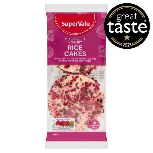 SuperValu Mixed Berry Yogurt Rice Cakes (96 g)